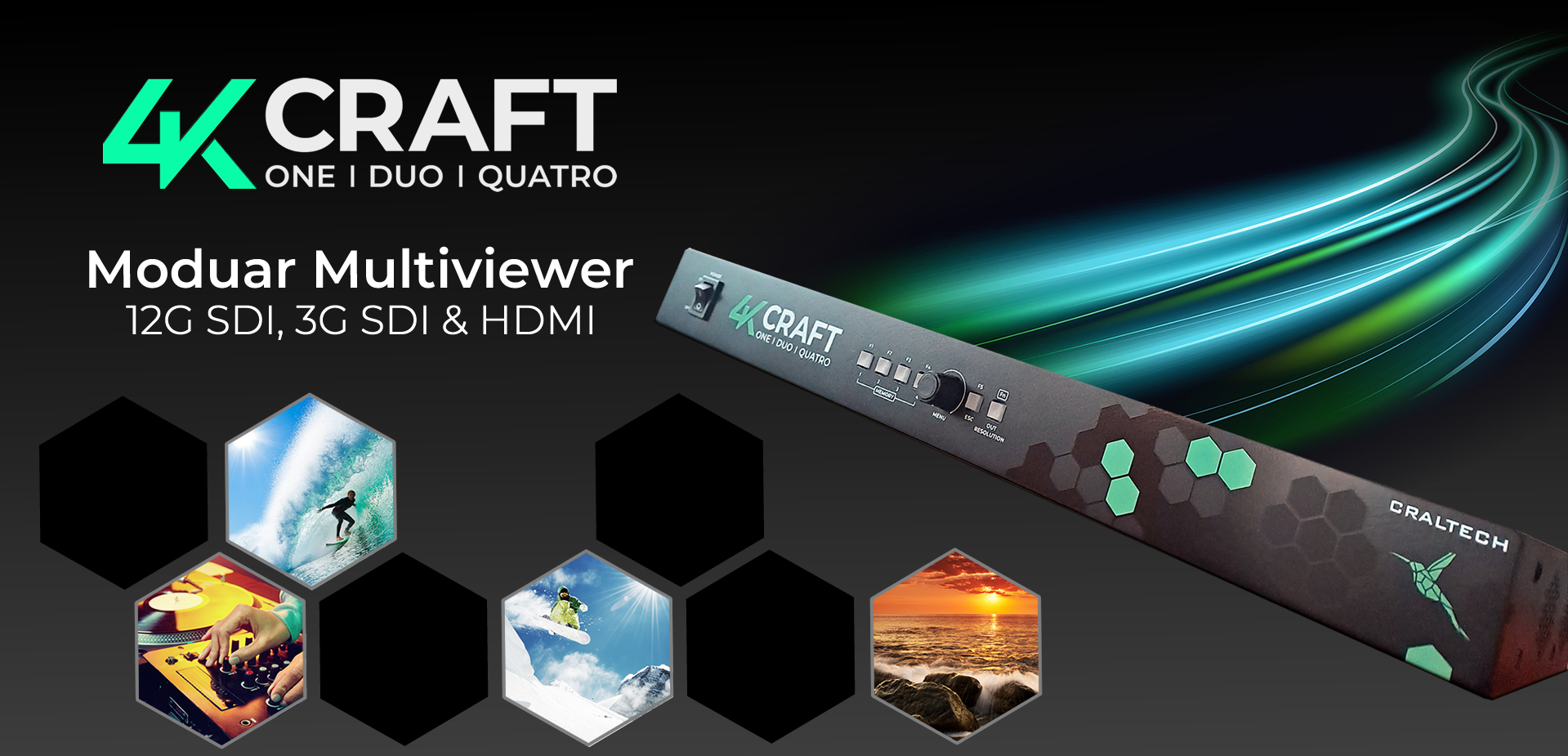 4K Modular Multiviewer video processor