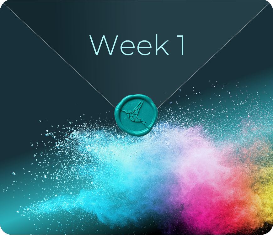 Advent Calendar first week envelope