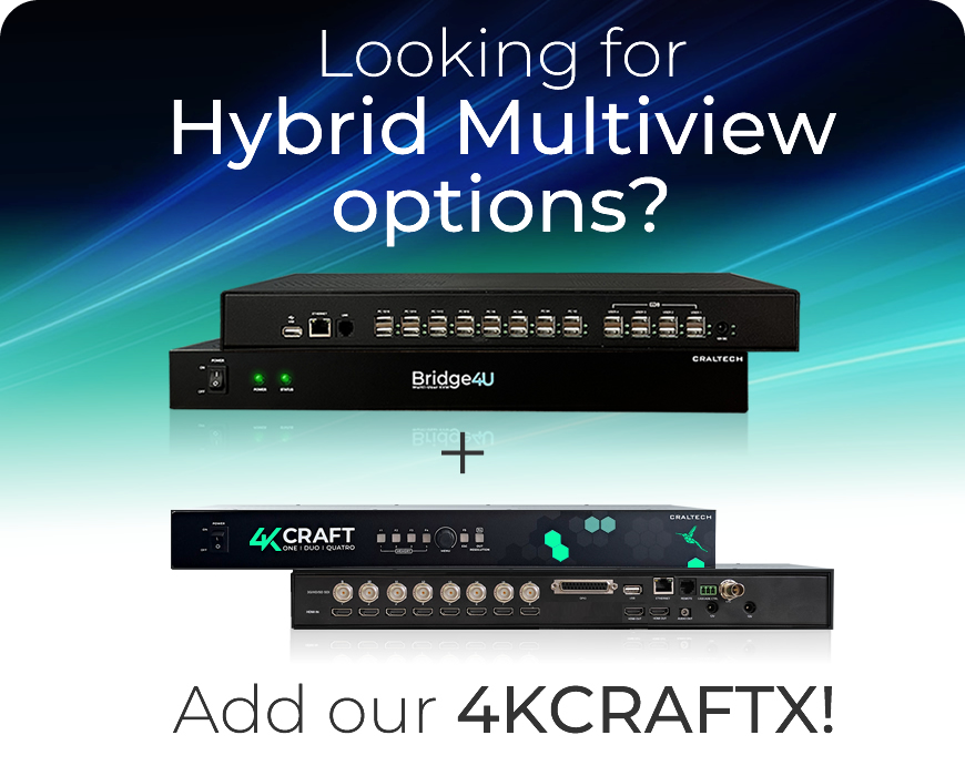 Mixer KVM Multiview videowall video processor