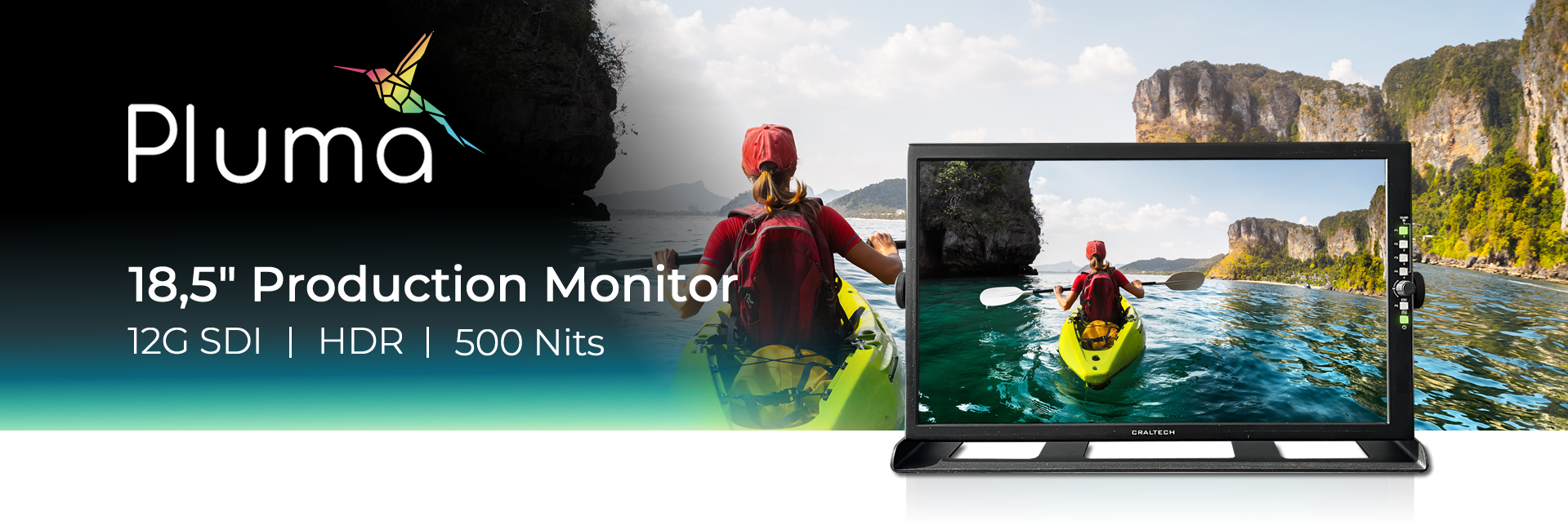 Professional 12G LCD Monitors Full HD 18