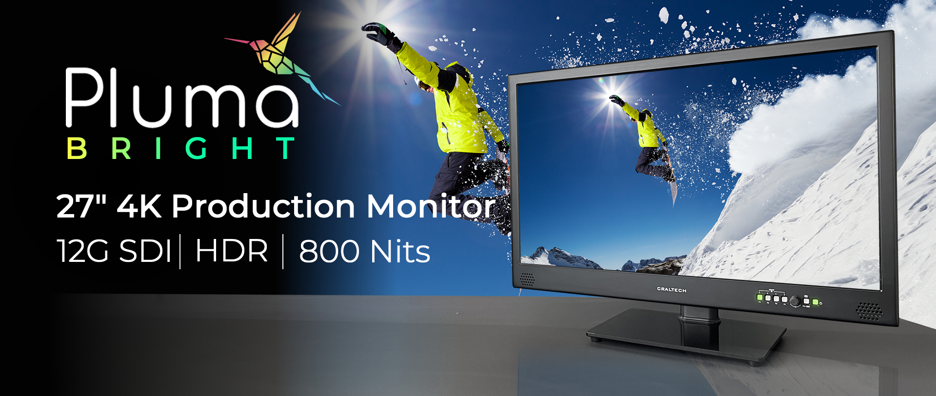 Professional 12G LCD Monitors Full HD 18