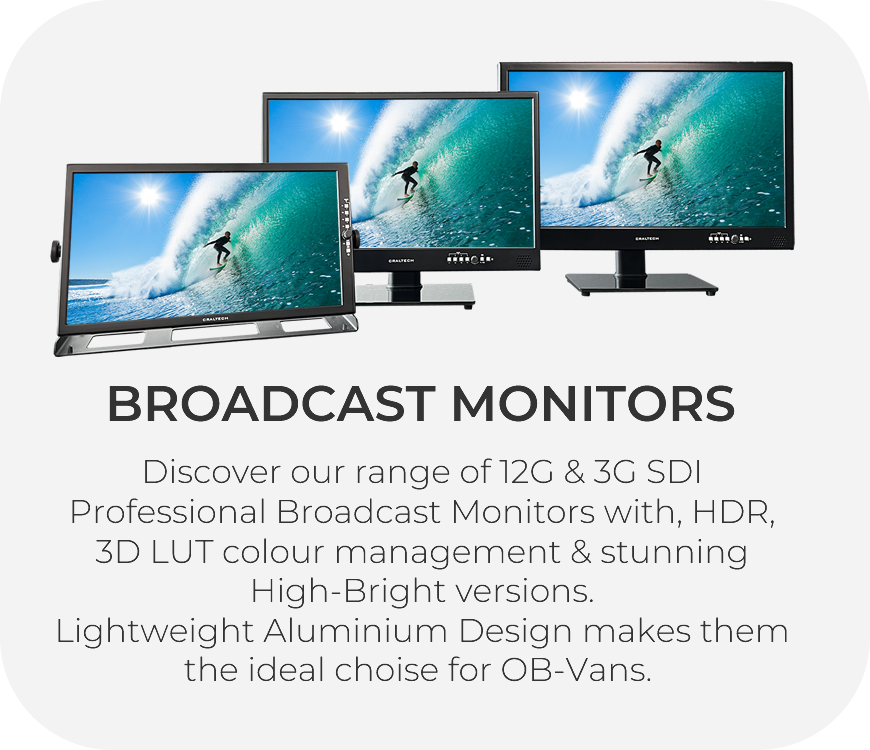 4K UHD Broadcast monitors