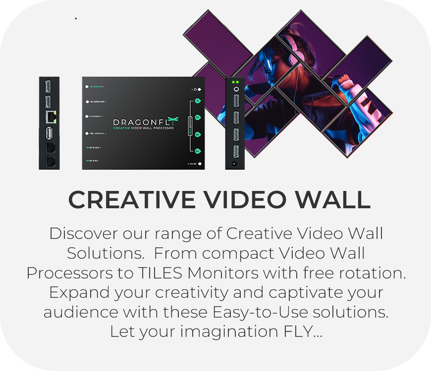 Video Wall controller and monitors